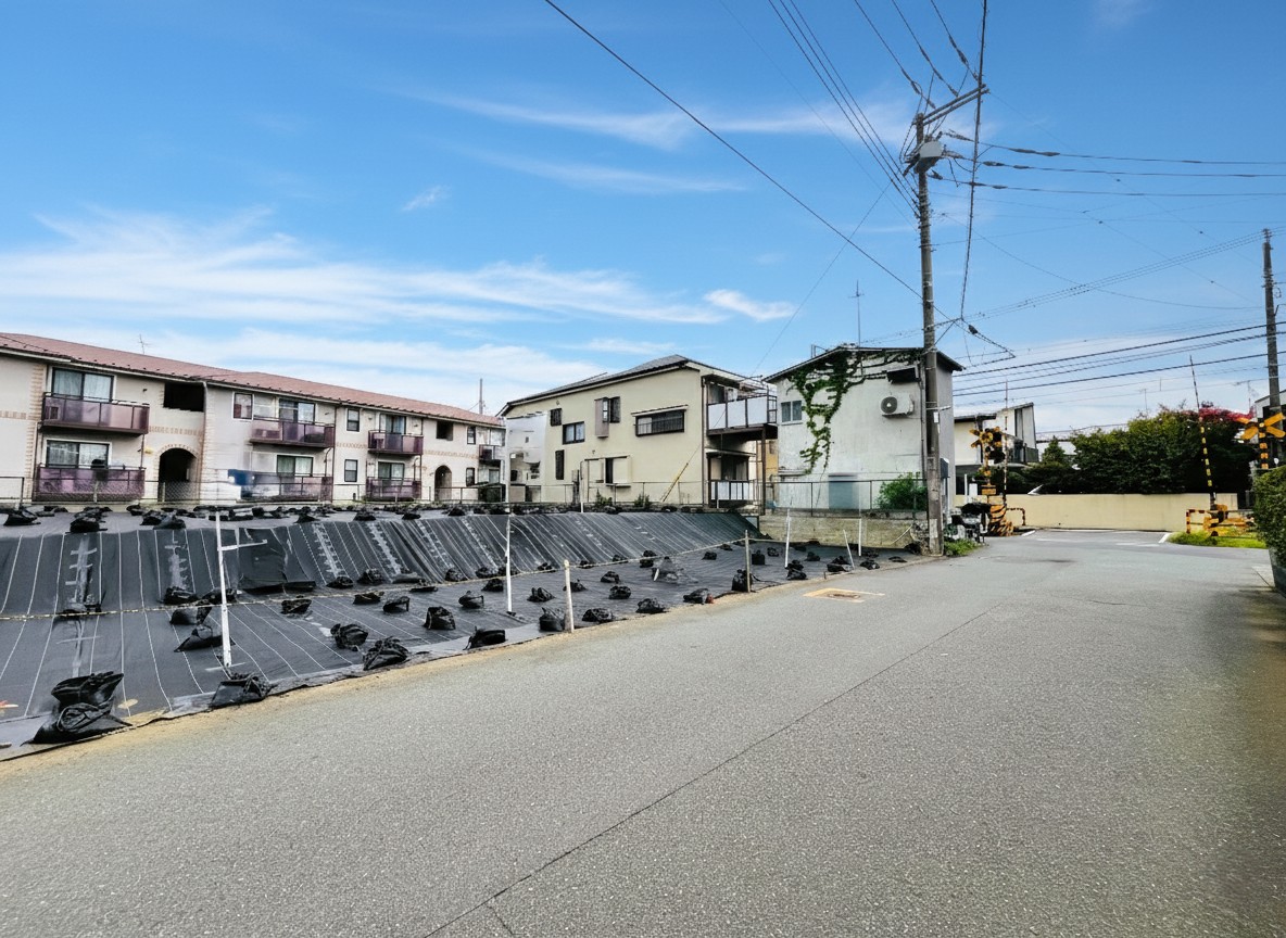 前面道路の広さもいいですね