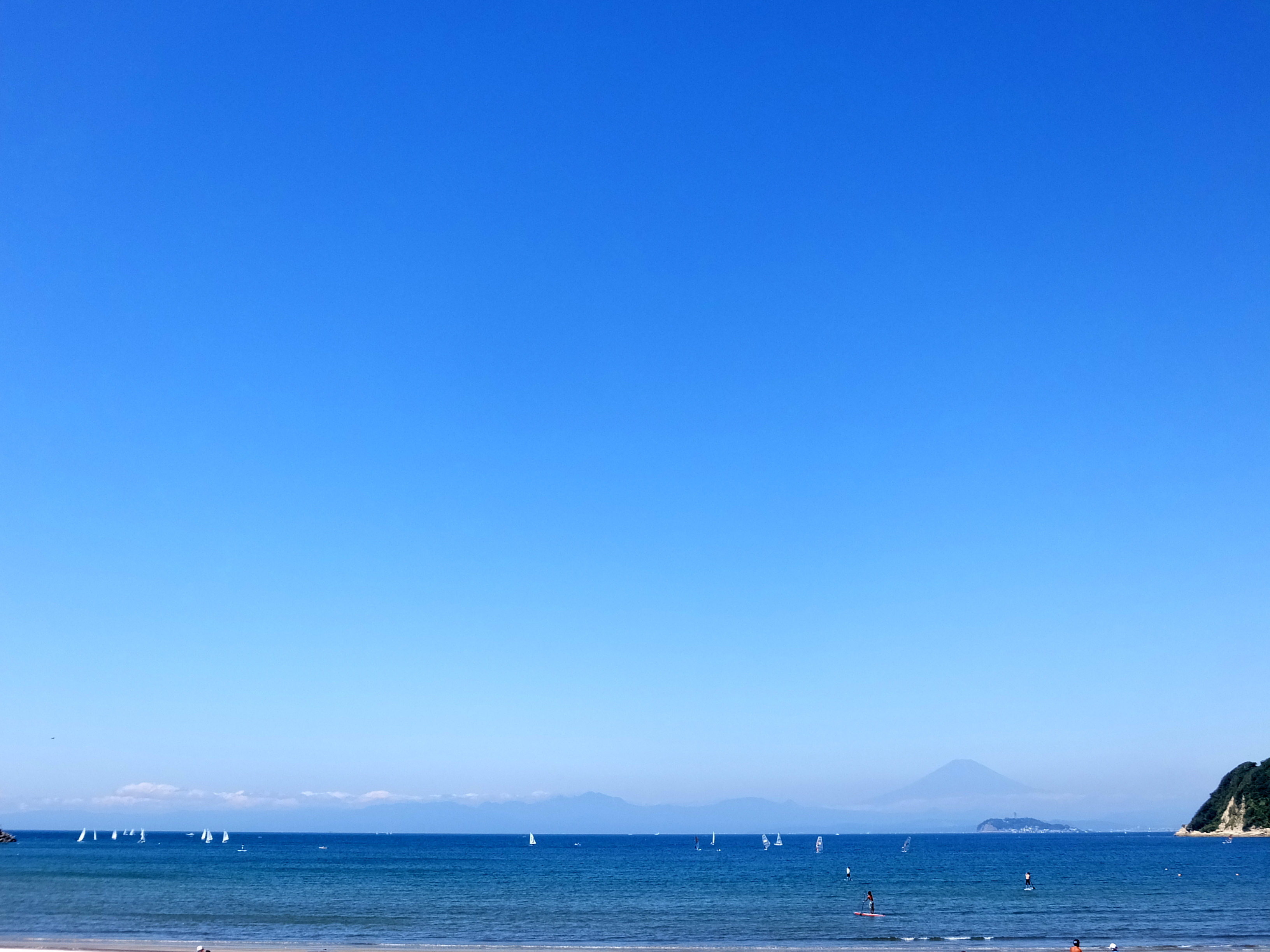 逗子海岸 約1200m
