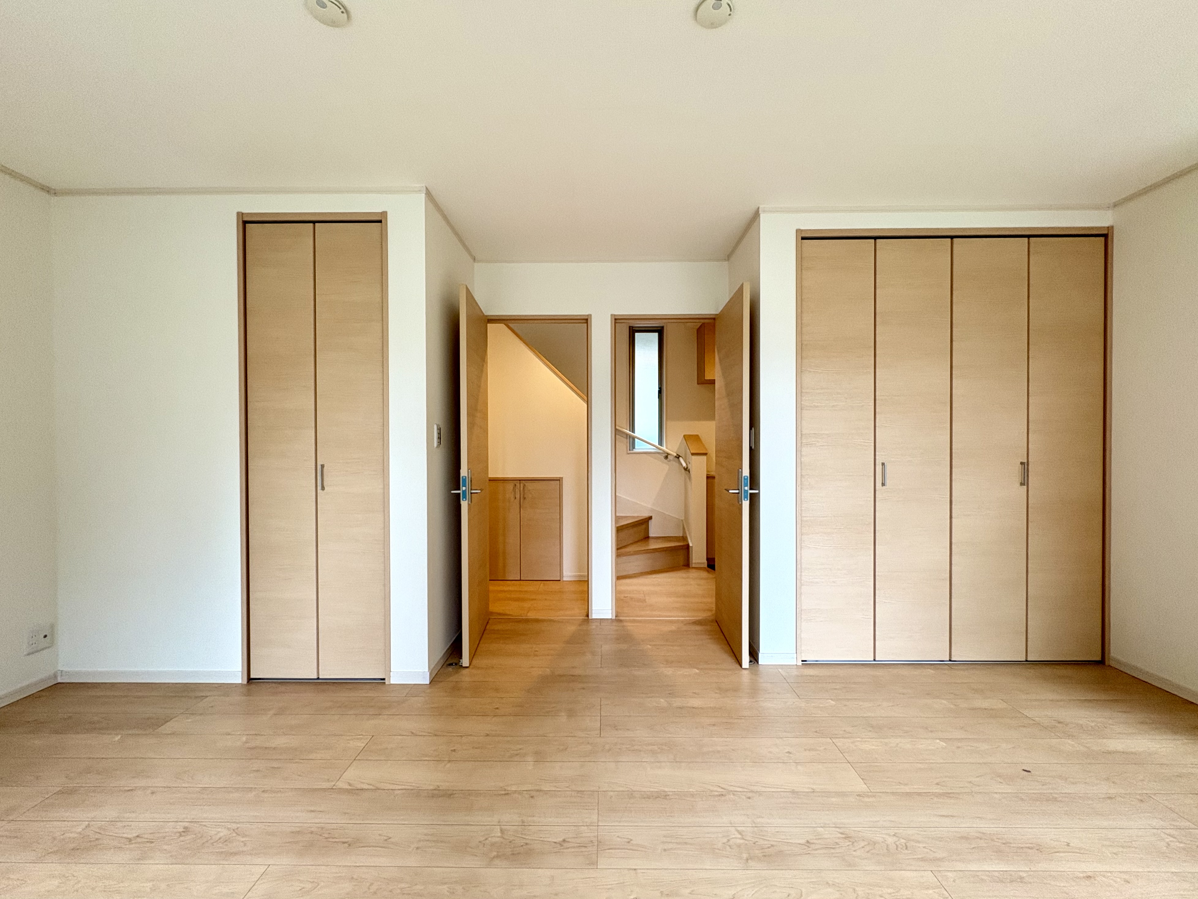 1階の洋室は後々2部屋へリノベーション可能なように設計されています。