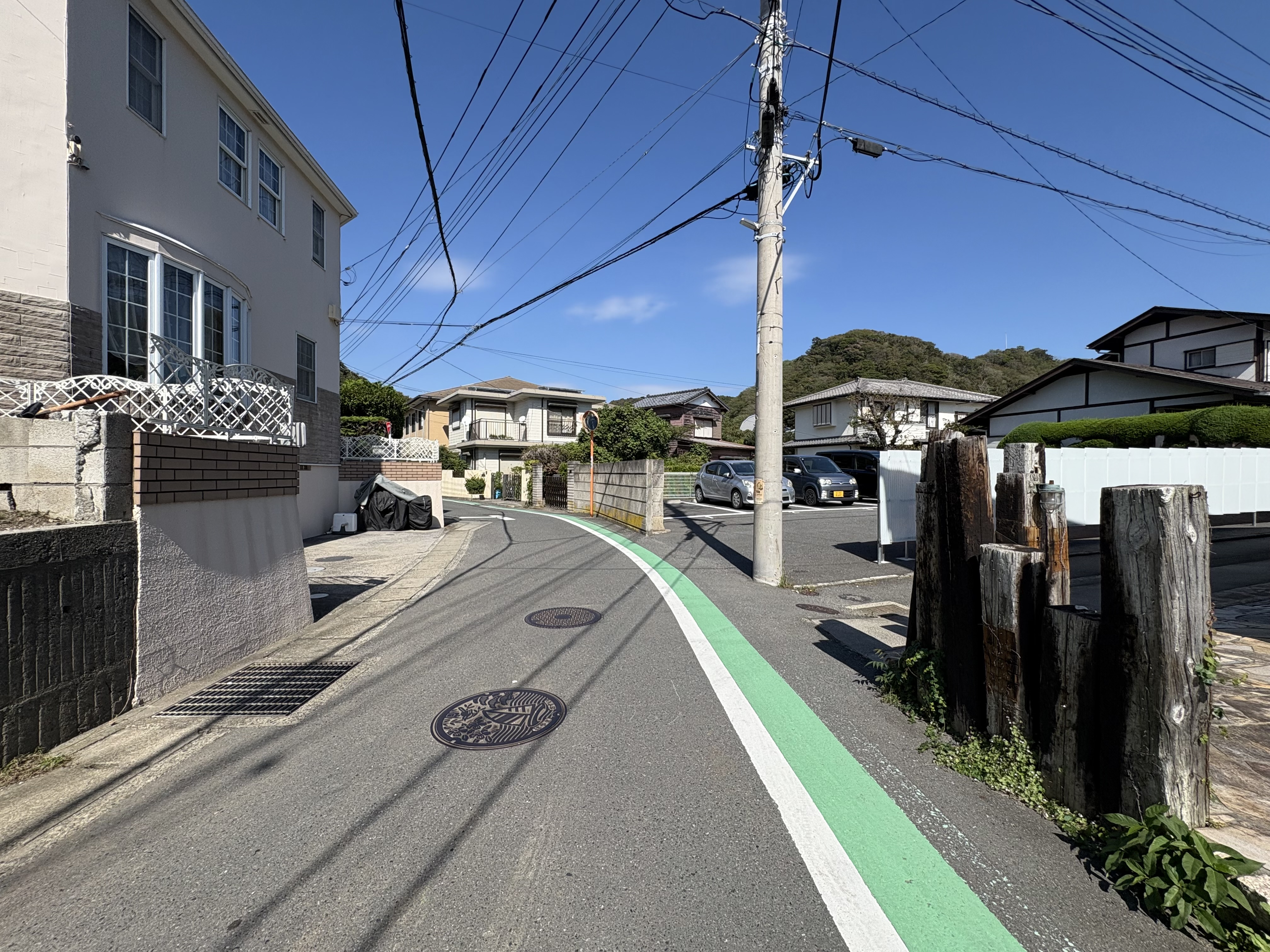 ゆとりある前面道路