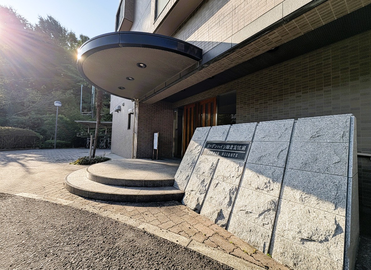 エントランスは落ち着いた雰囲気で、訪れる人を穏やかに迎えます