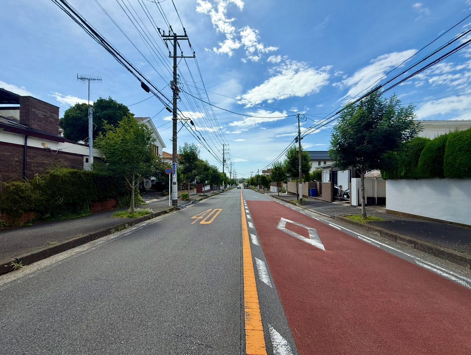 前面道路②