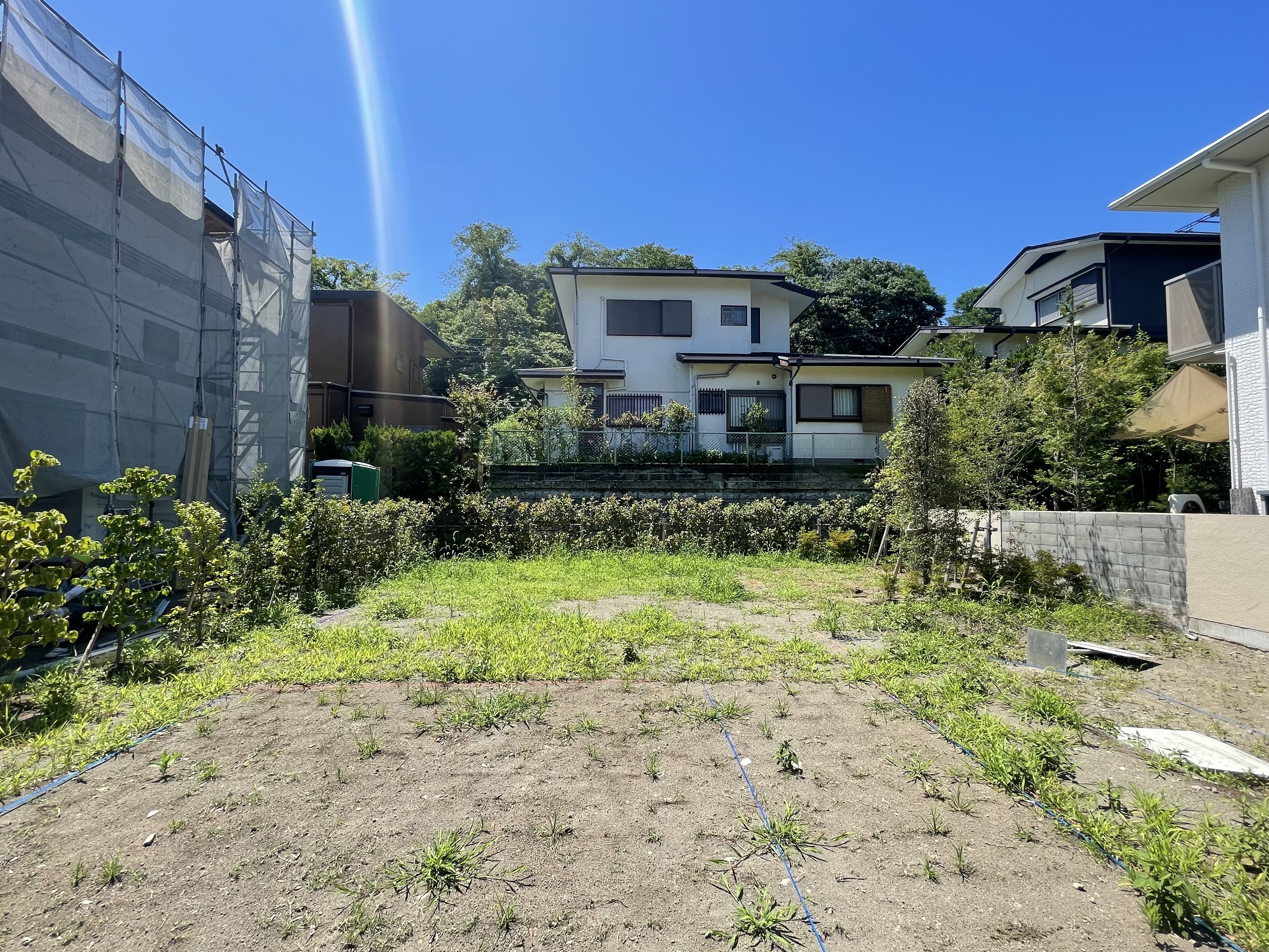 64坪超えの広い敷地