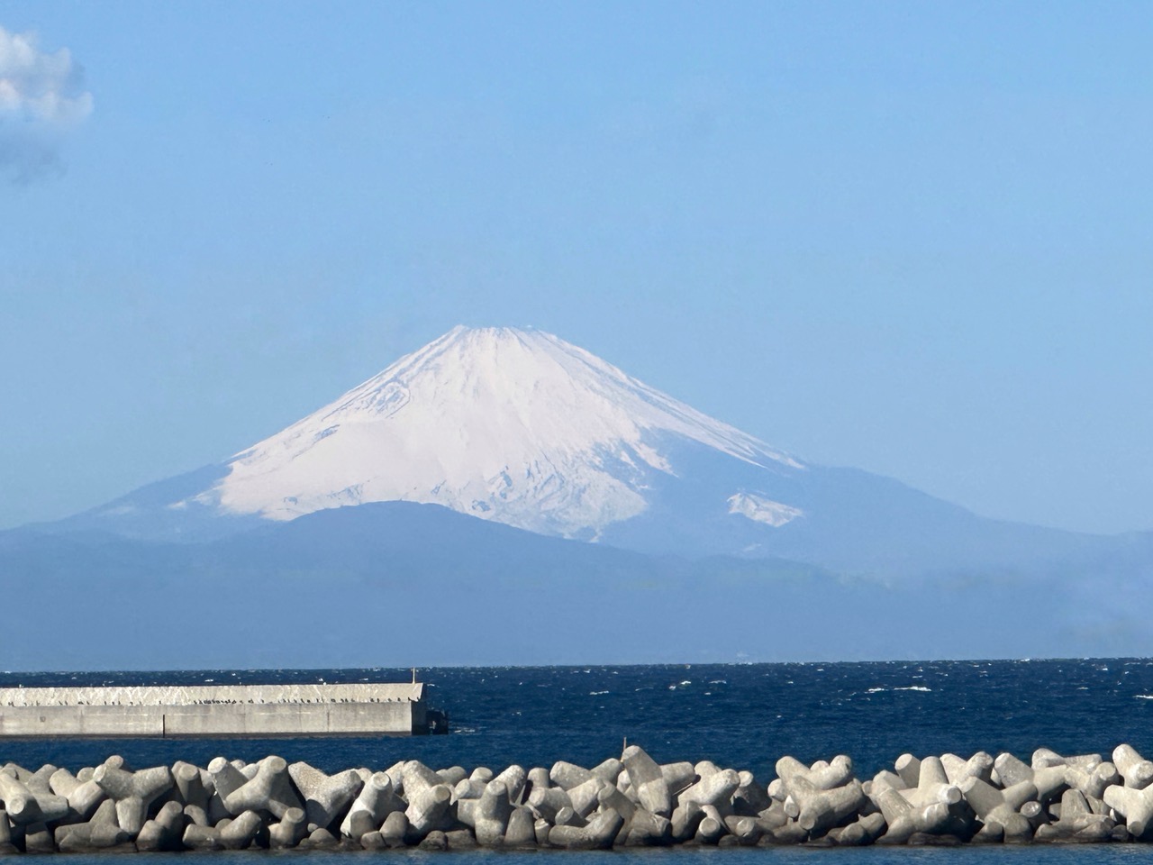富士山が見えます