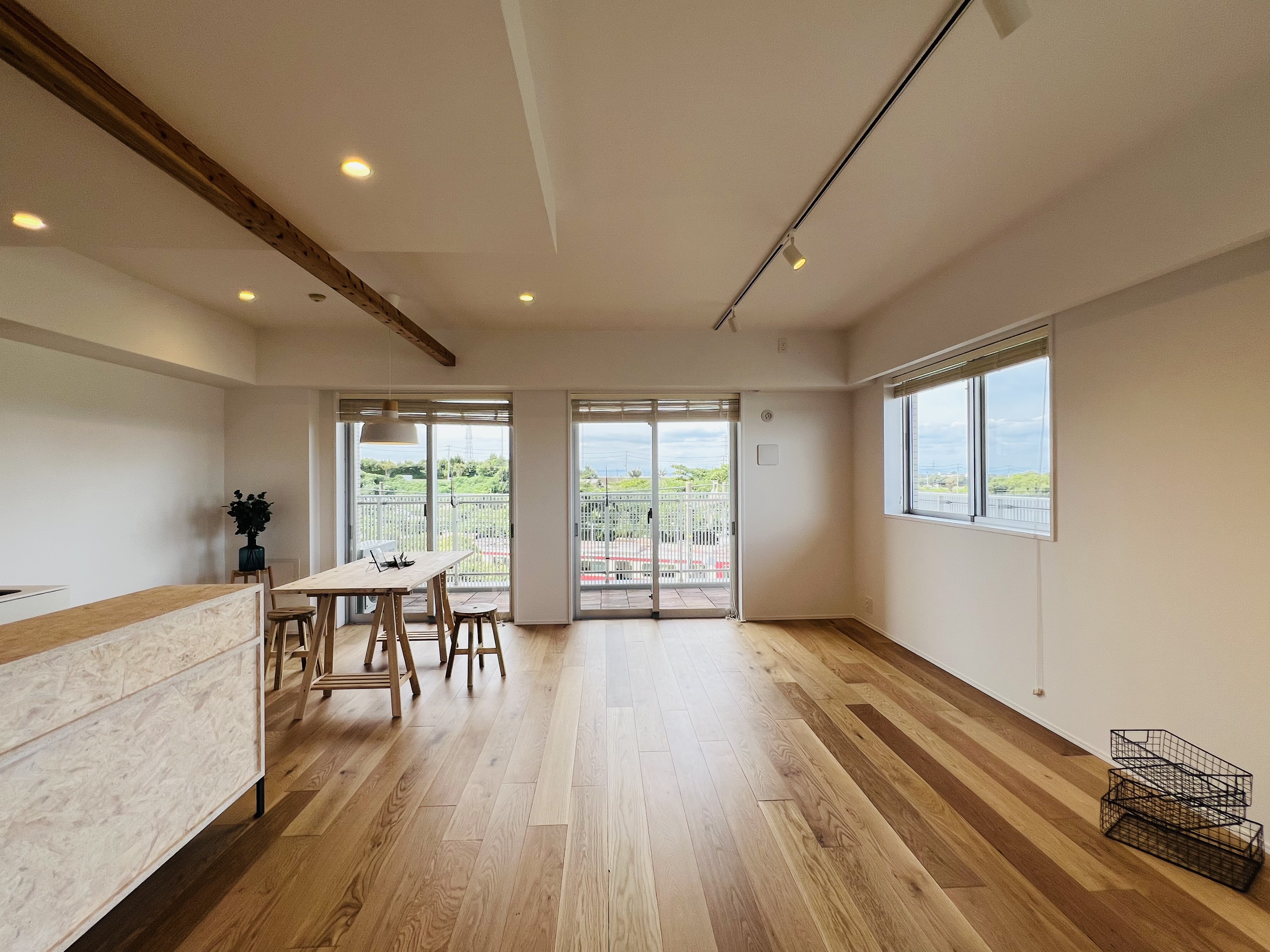 明るい角部屋