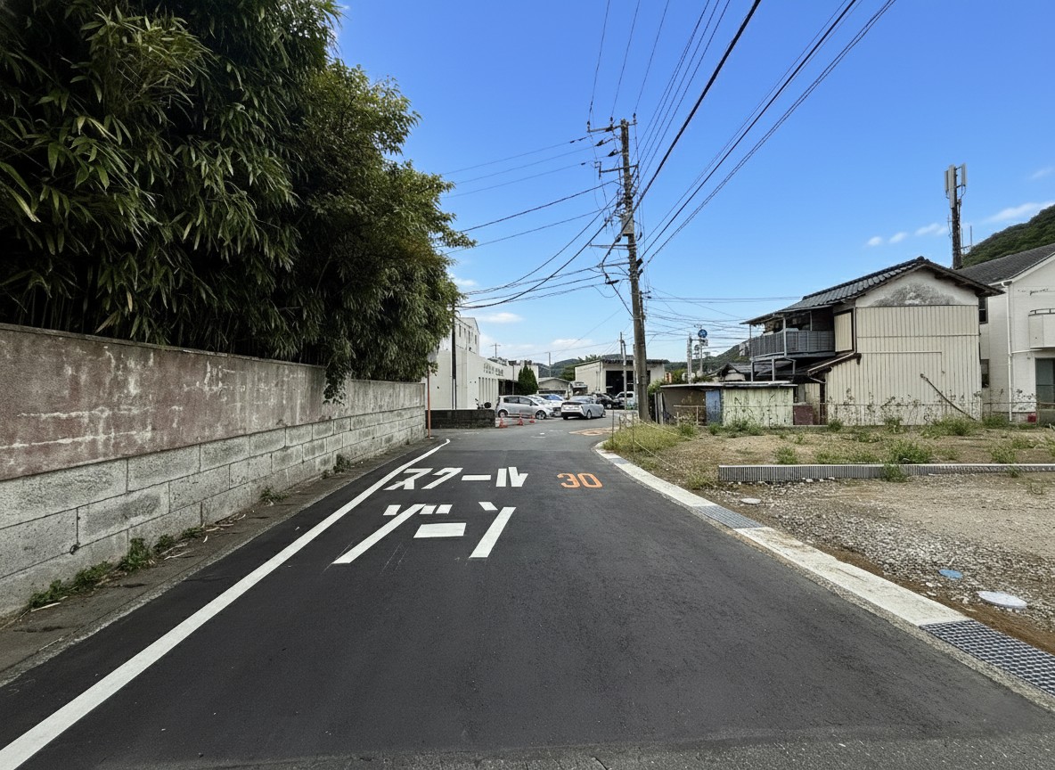 前面道路